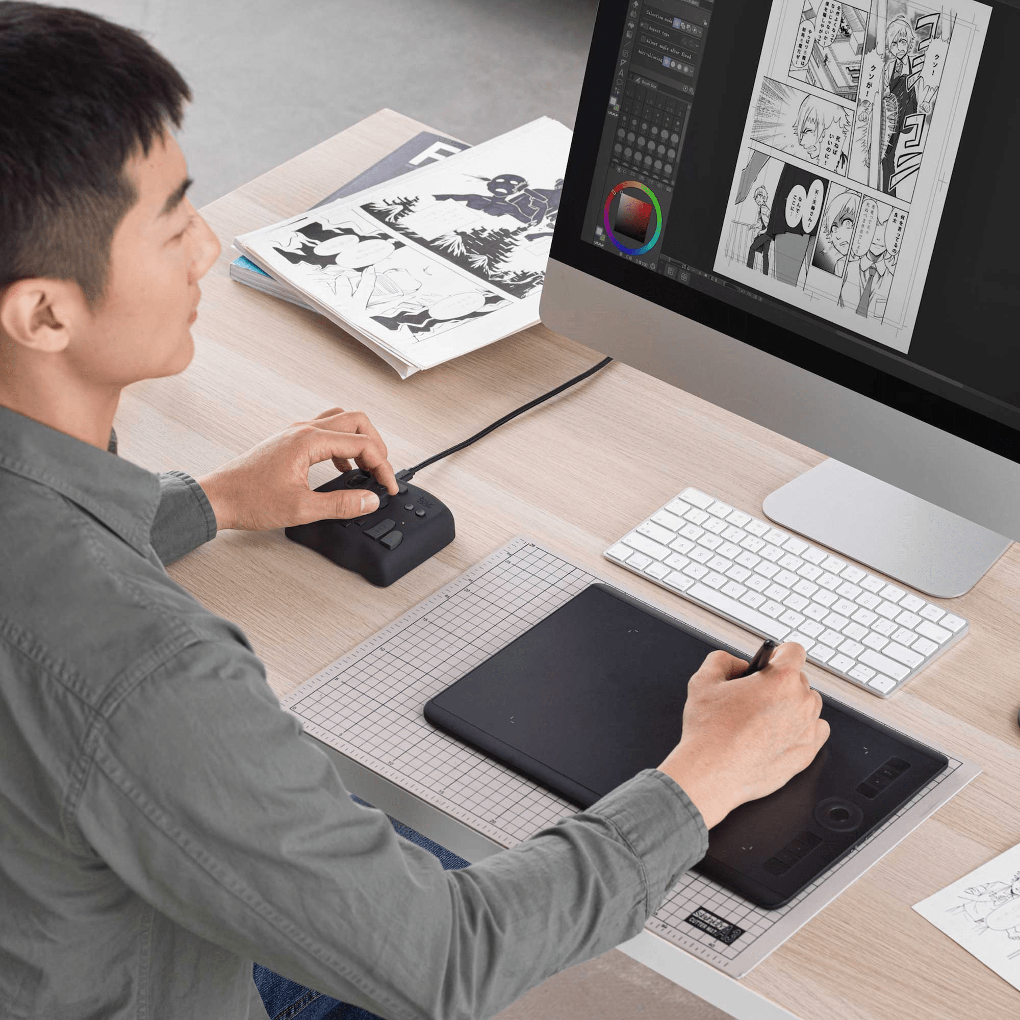 TourBox NEO 軟體控制器(有線) - 適用於 修圖/編輯/繪圖/剪輯/後製：圖片 3