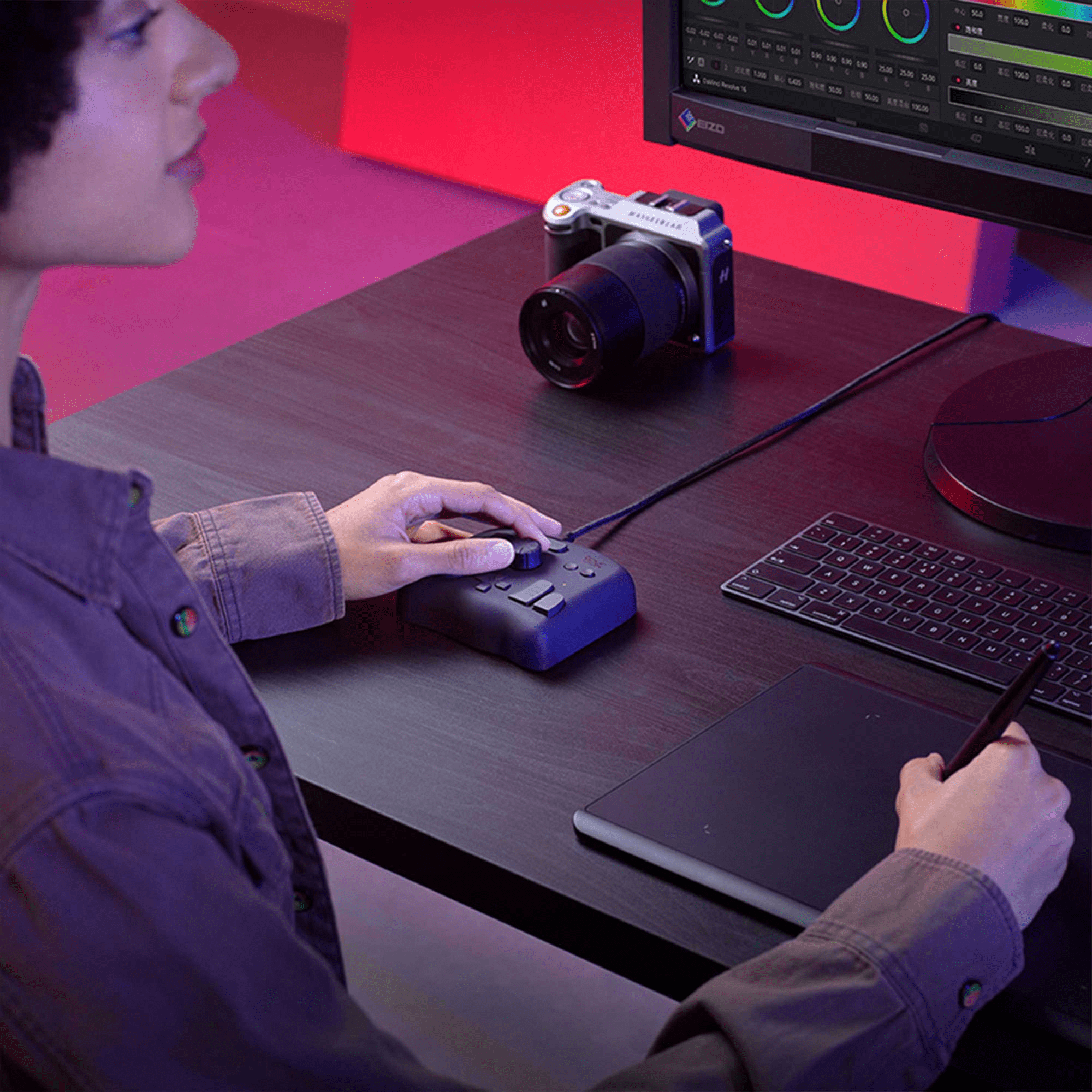 TourBox NEO 軟體控制器(有線) - 適用於 修圖/編輯/繪圖/剪輯/後製：圖片 4