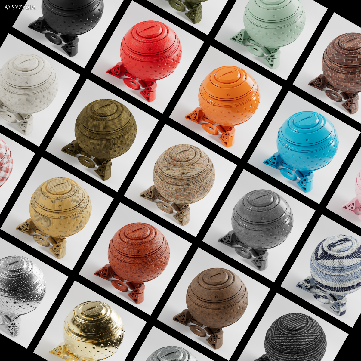 Maxon One 200+常用材質庫：圖片 2