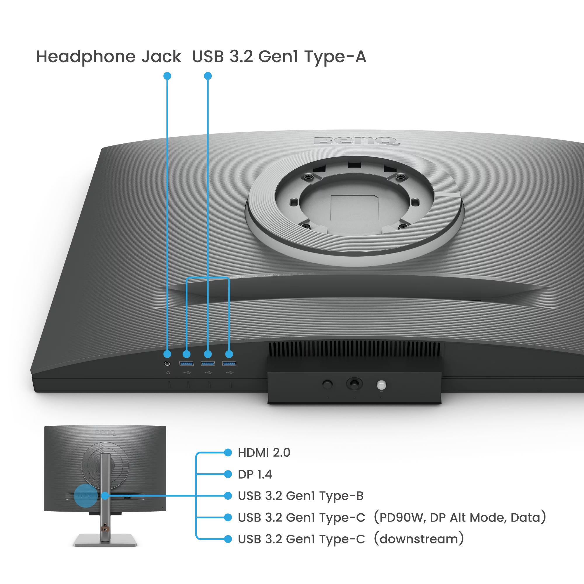 BenQ RD280U 28吋 4K 程式設計護眼螢幕 (含背光燈)：圖片 8